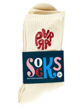 1976 Logo Crew Socks