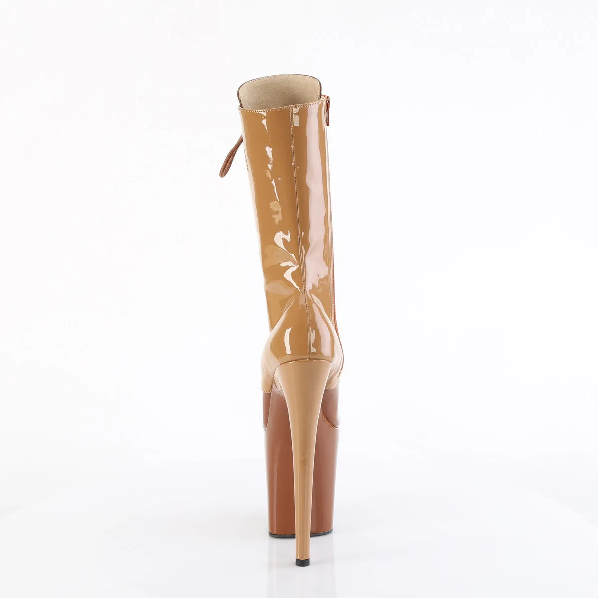 8 Inch Heel FLAMINGO-1054DC Toffee Caramel