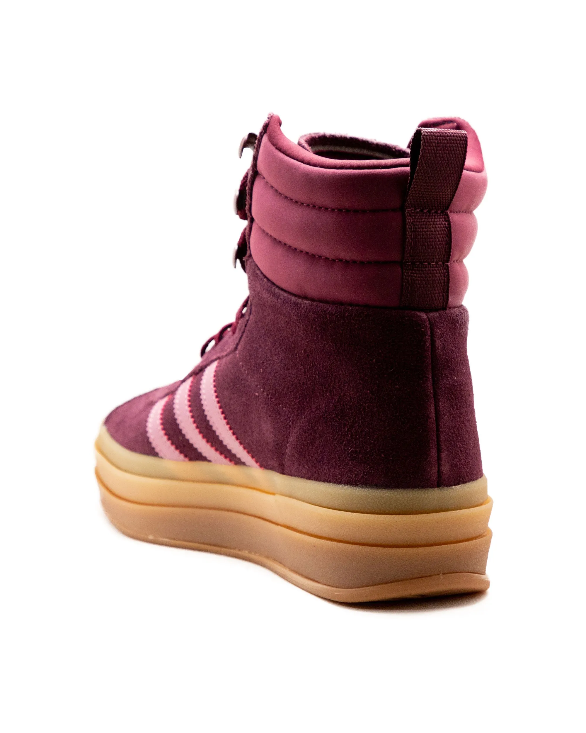 Maroon Adidas Gazelle Boot - Womens