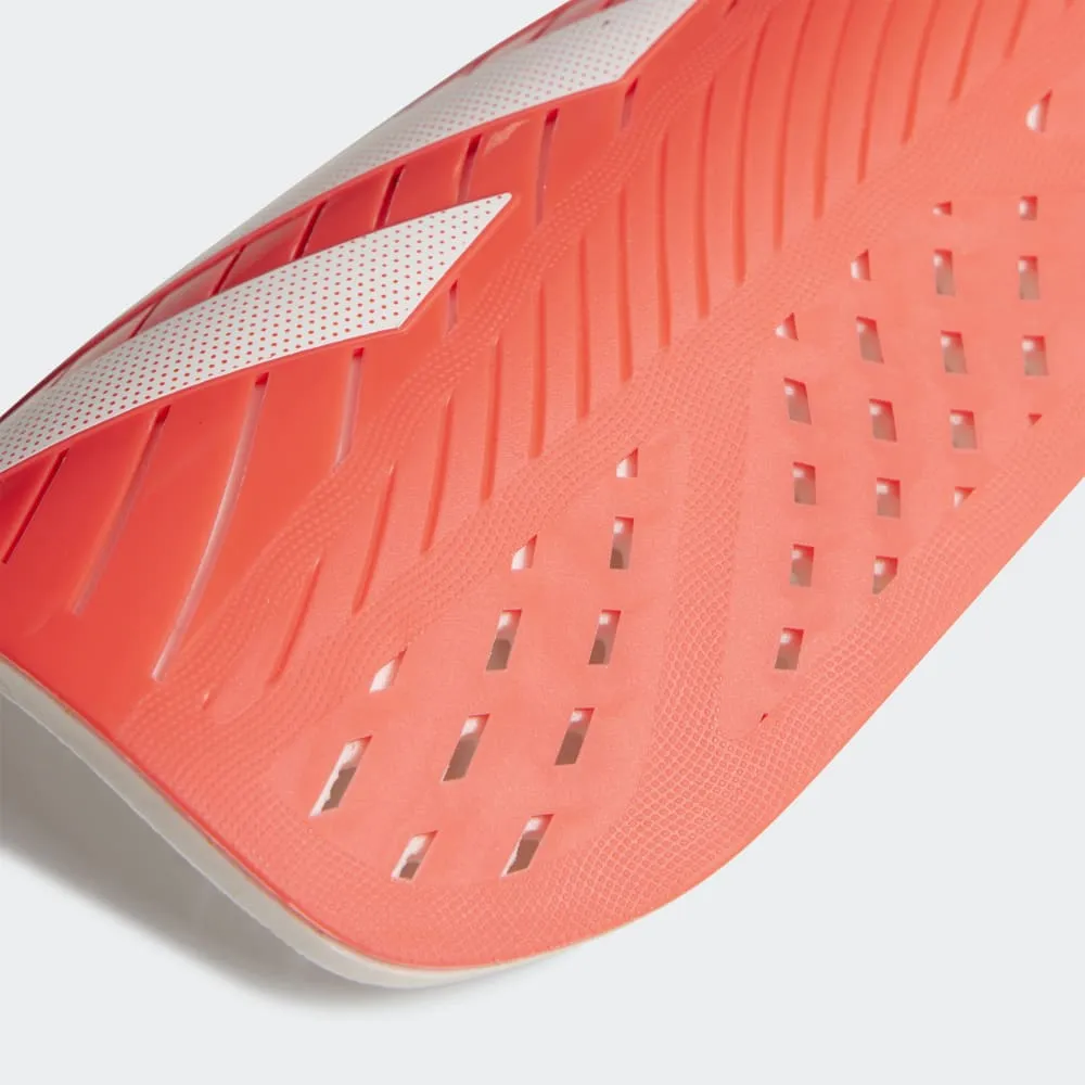 Adidas Tiro Club Shin Guards - Solar Red/White