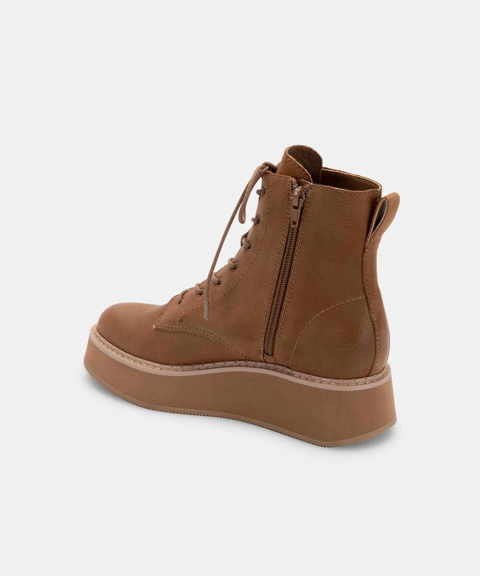 ADYSON BOOTIES WHISKEY NUBUCK re:vita