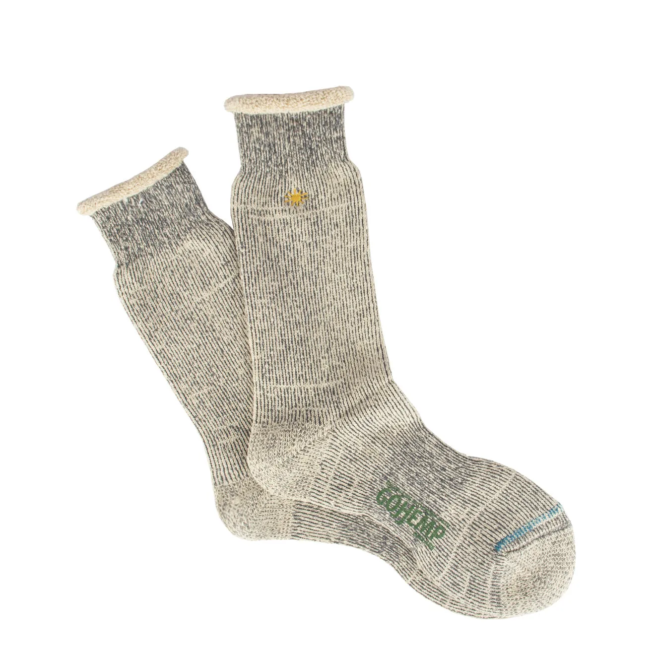 Anonymous Ism GoHemp Low Gauge Pile Crew Socks M. Grey