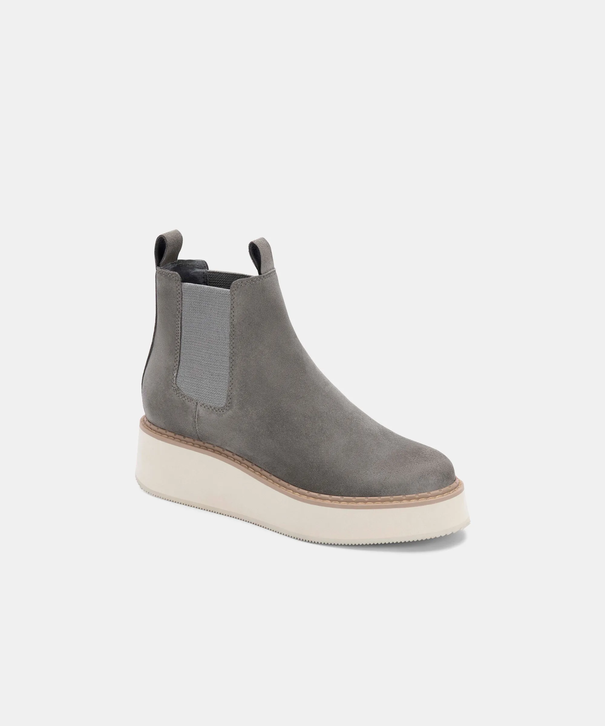 ARLETE BOOTIES CHARCOAL SUEDE re:vita