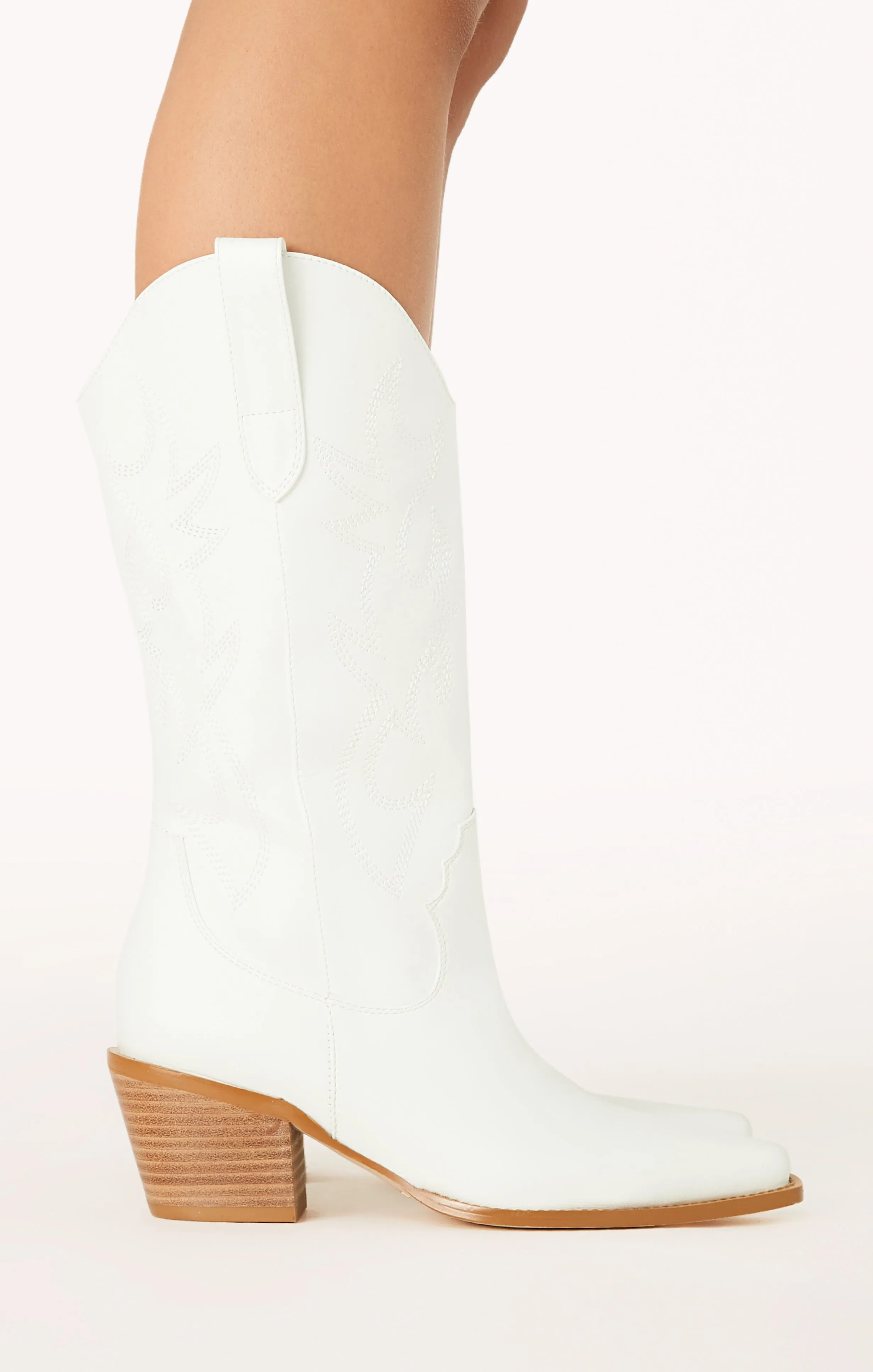 Billini Danaro Cowboy Boot ~ White