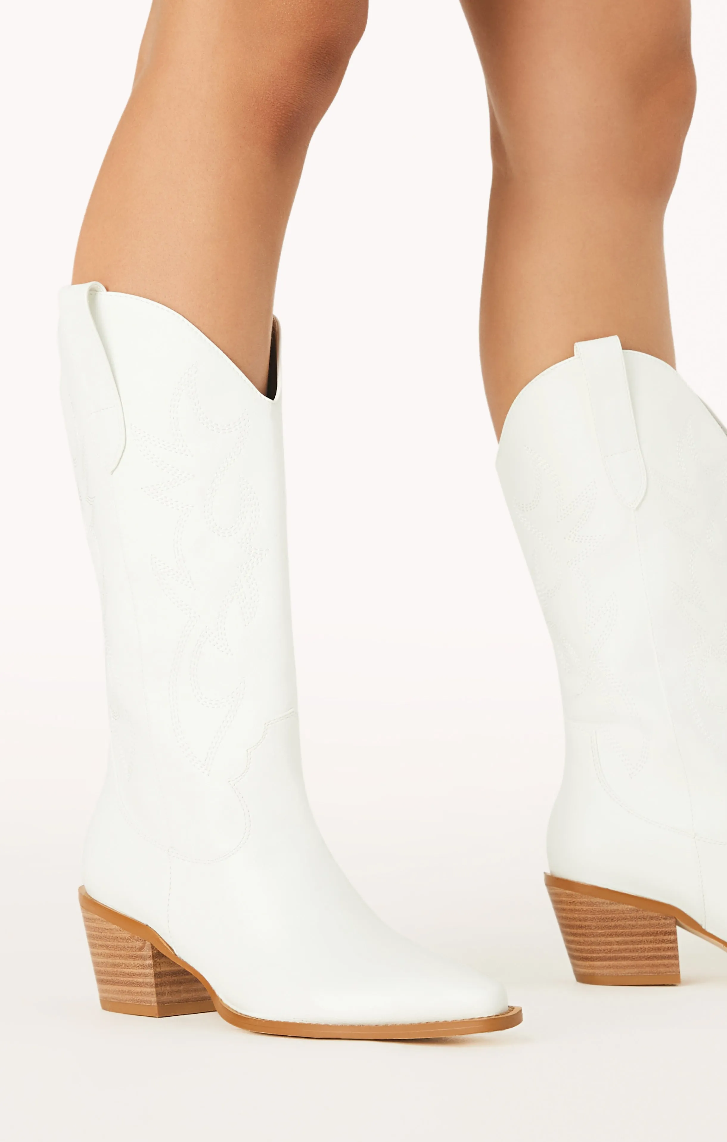 Billini Danaro Cowboy Boot ~ White