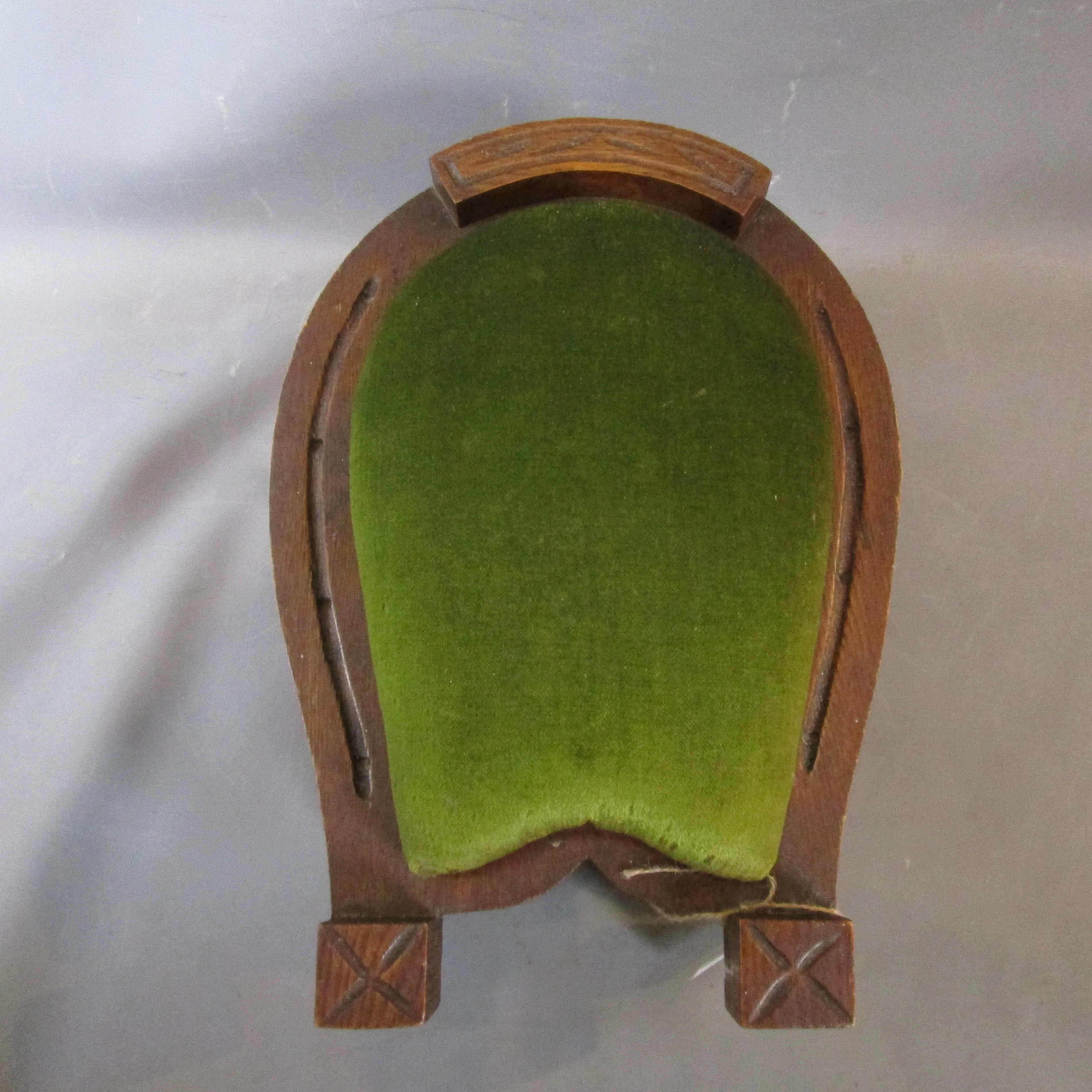 Boot Polishers Horseshoe Shaped Foot Stool Edwardian c1910