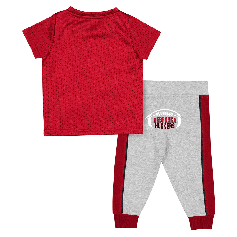 Boys' Nebraska Huskers Infant Ka-Boot-It 2-Piece Set