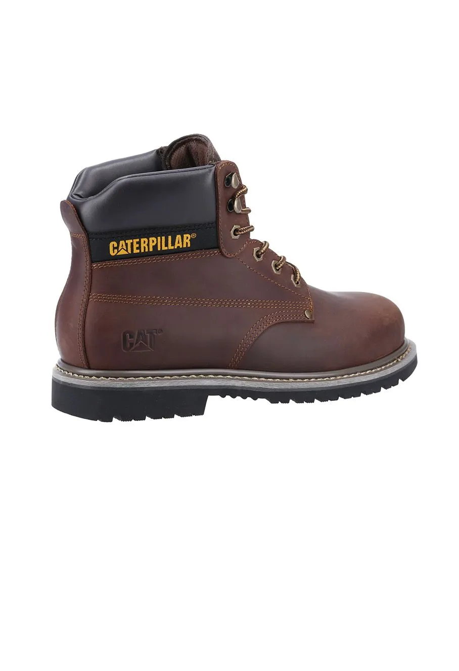 CAT&#x20;Safety&#x20;Shoe&#x20;Powerplant&#x20;S3&#x20;-&#x20;Brown