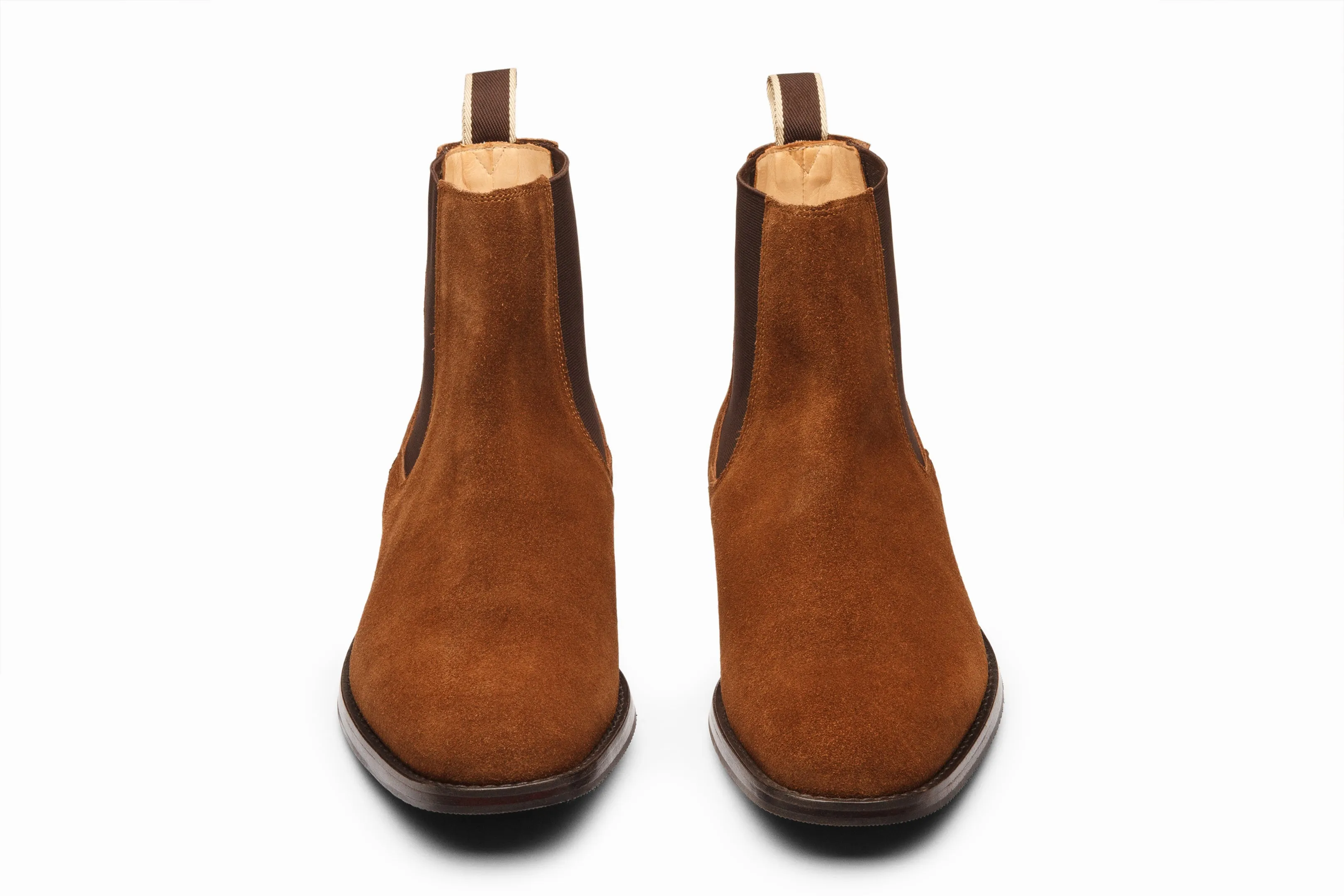 Chelsea Boot - Cognac Suede