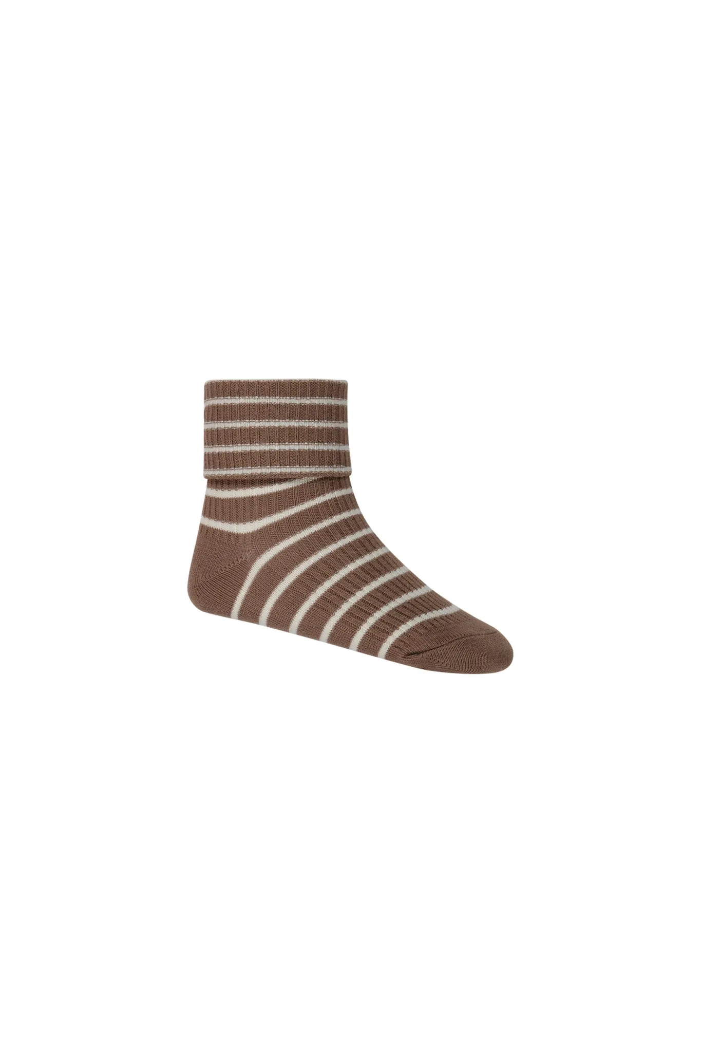 Classic Rib Sock - Hazelnut Stripe