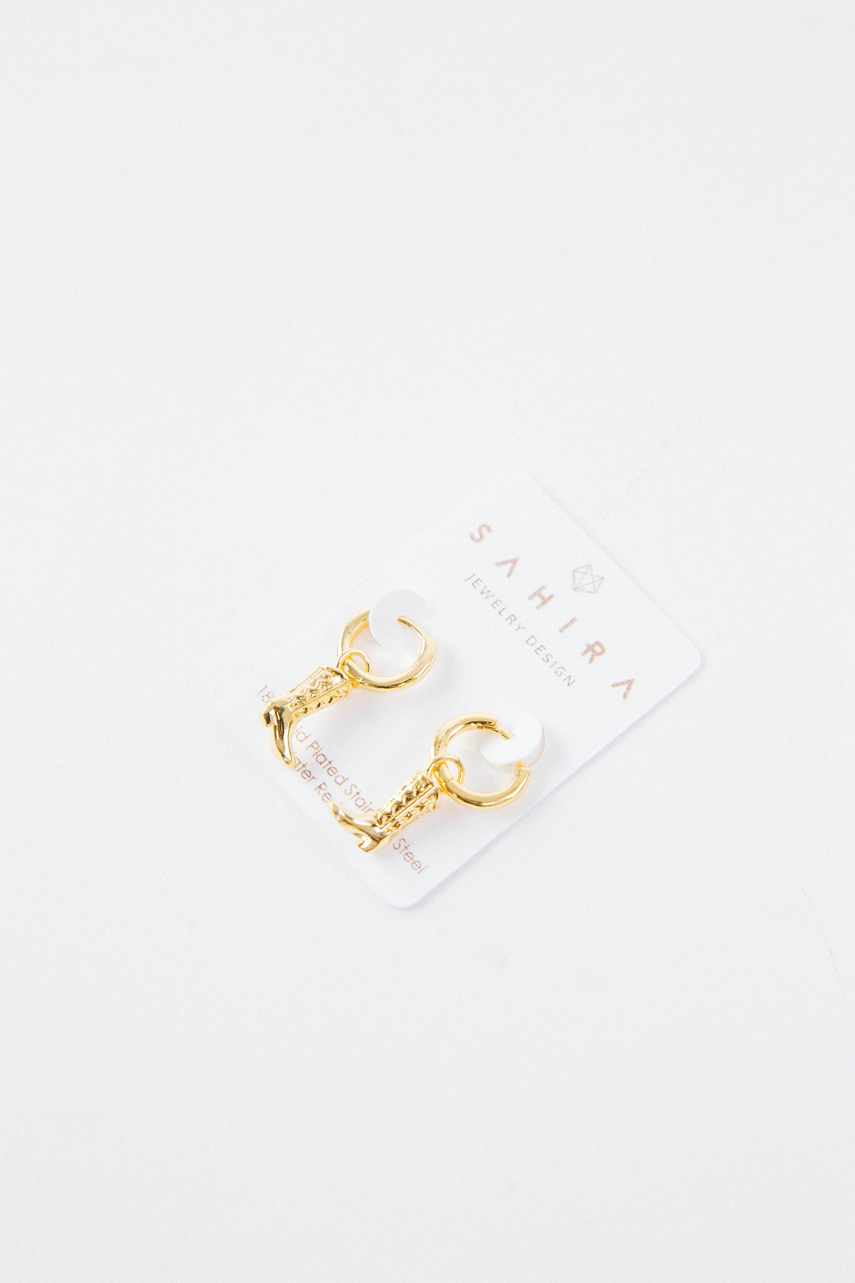 Cowboy Boot Huggie Earring | Sahira Jewelry