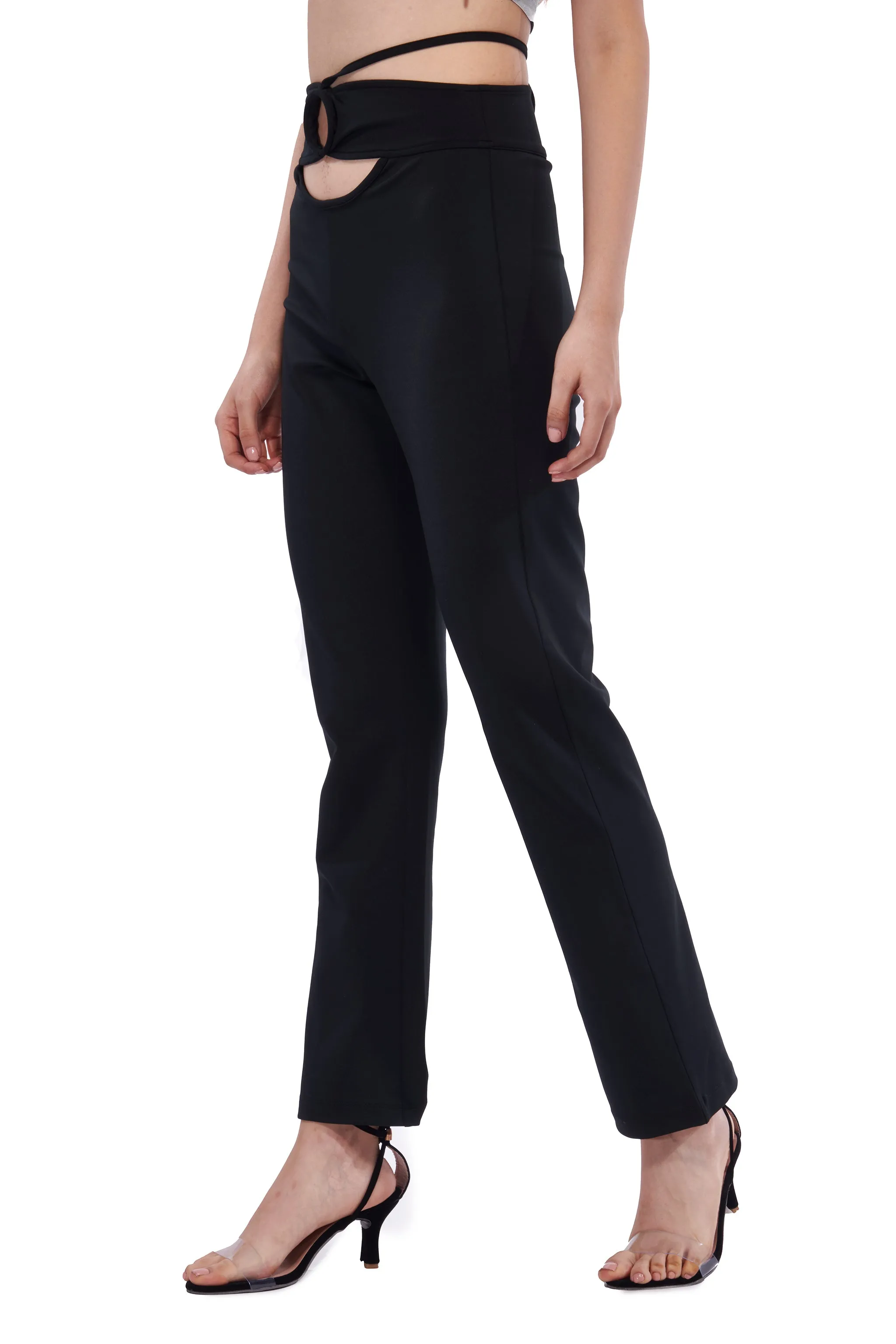 Cut-out High Waist Pant