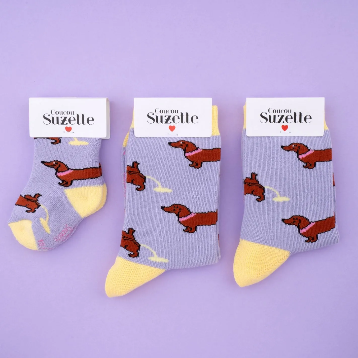 CUTE DACHSHUND BABY SOCKS