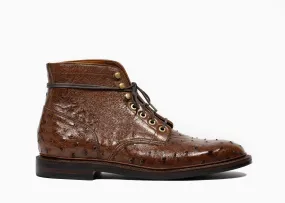 Diesel Boot Kango Tobacco Ostrich