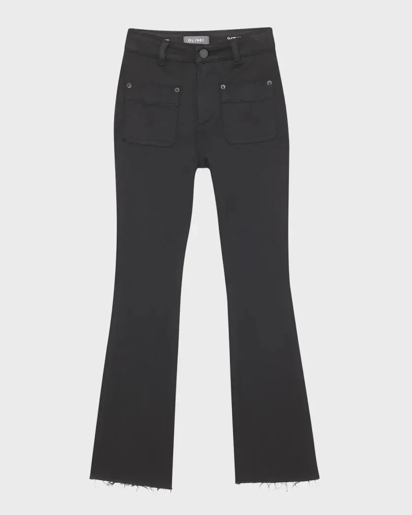 DL Claire G Hi-Rise Bootcut Jean Black Tide