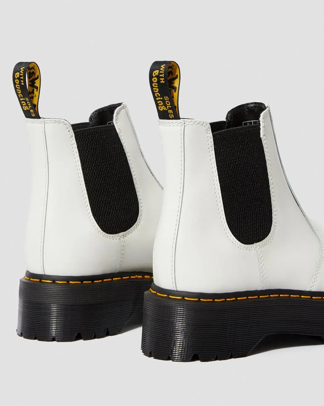 Dr Martens - 2976 Quad White Smooth Leather