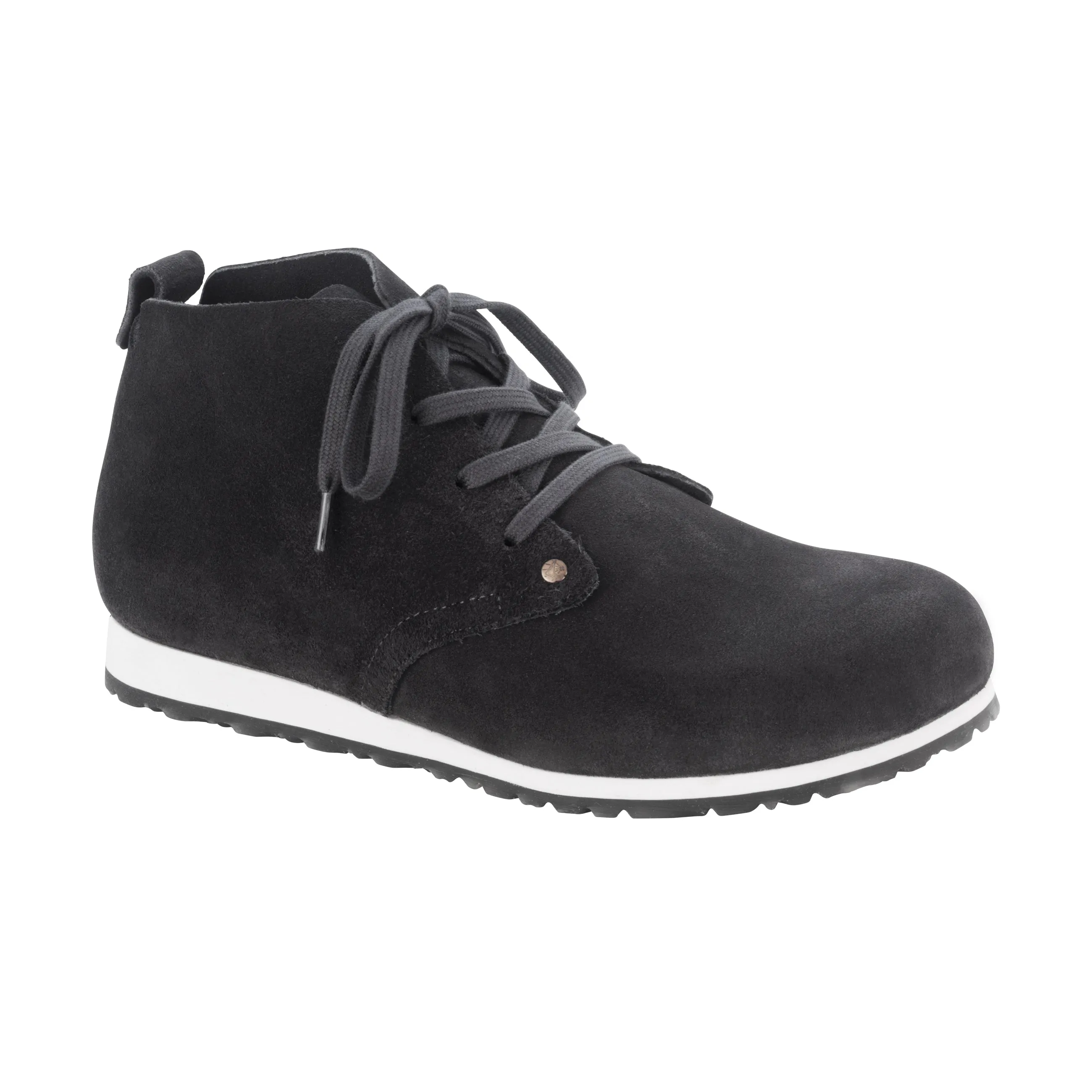 Dundee Plus Ladies Dark Grey Suede Leather