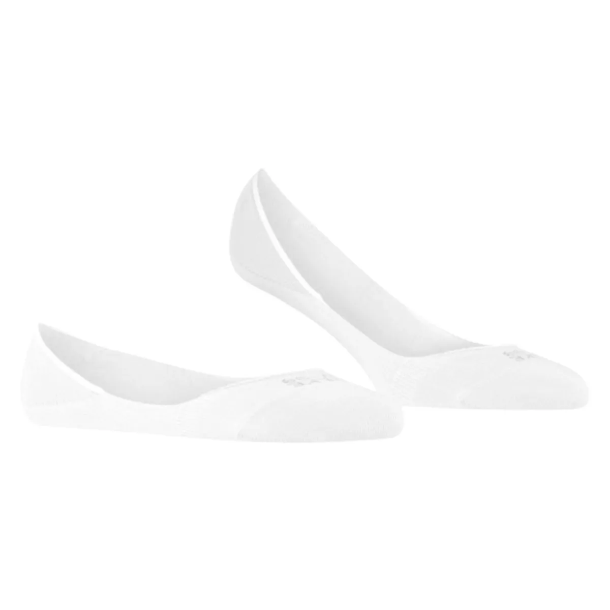 Falke Women's Step Medium Cut Invisible/No-Show White Socks