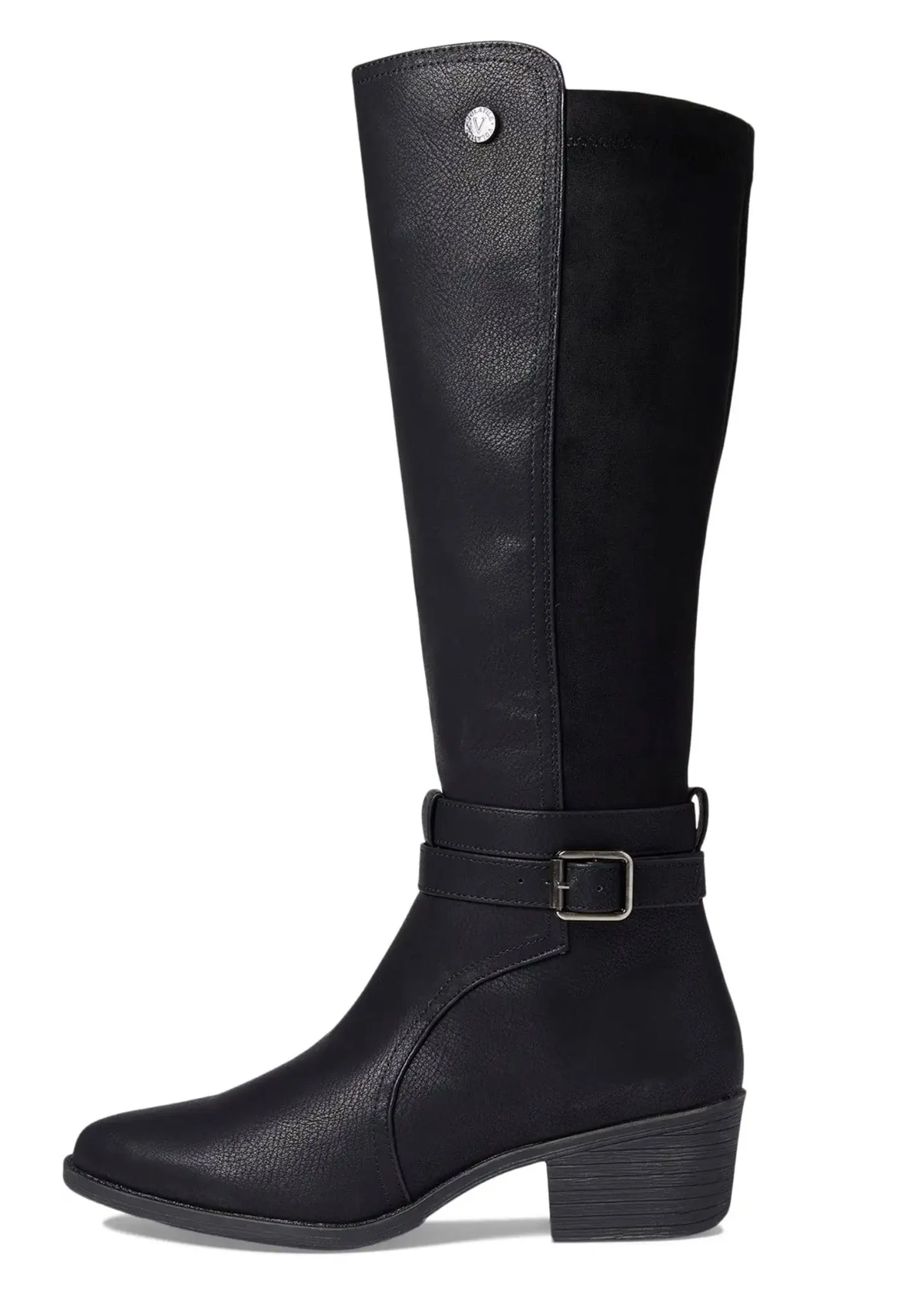 Filmore Boot with Buckle Strap in Black