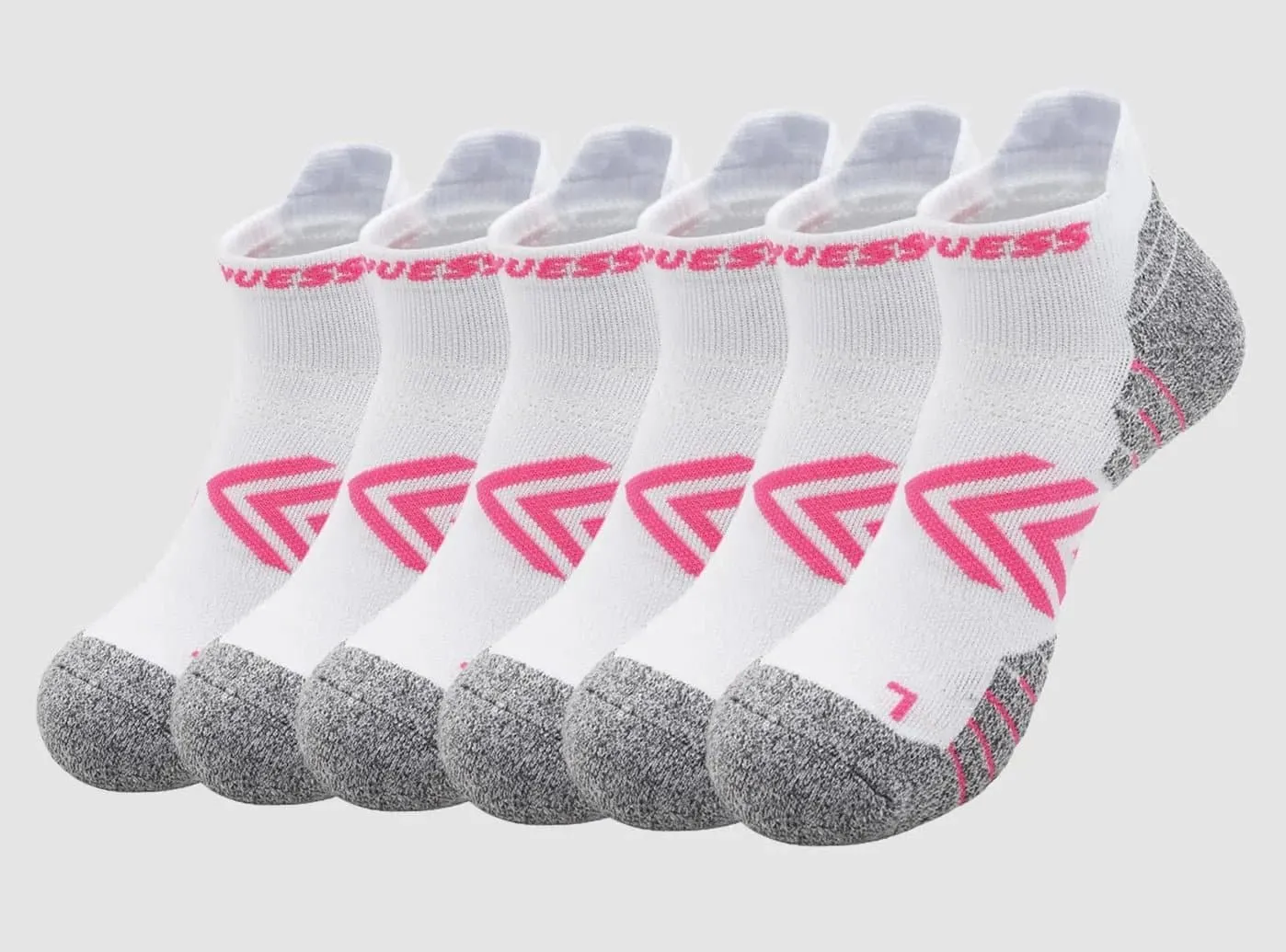 FitVille Women's PowerStride Ankle Socks 3-Pair Bundle