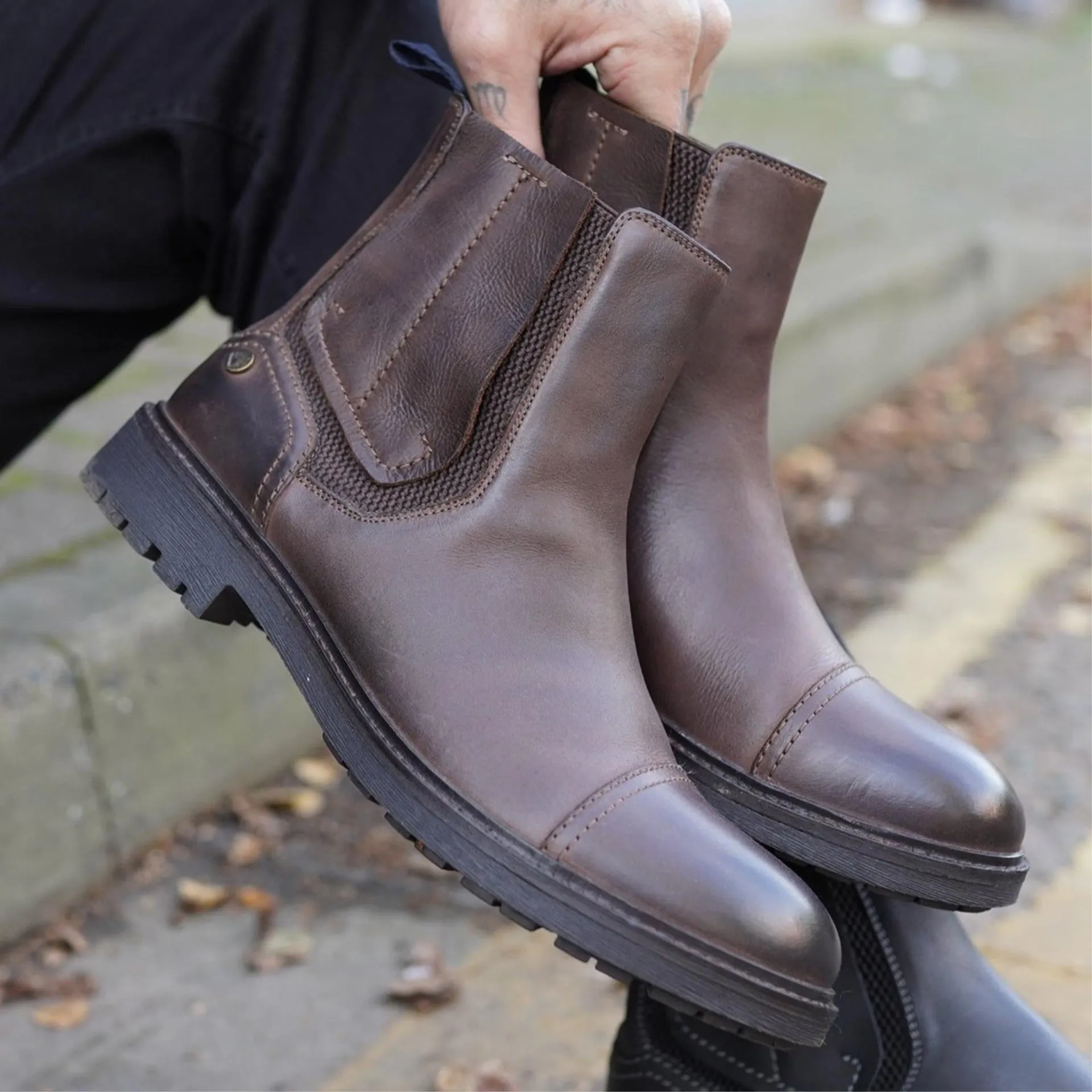 FORGE BROWN HEAVY CHELSEA BOOT