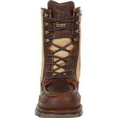 Georgia Men's Athens 8" Soft Toe Waterproof Side-Zip Upland Work Boot - Brown - GB00354