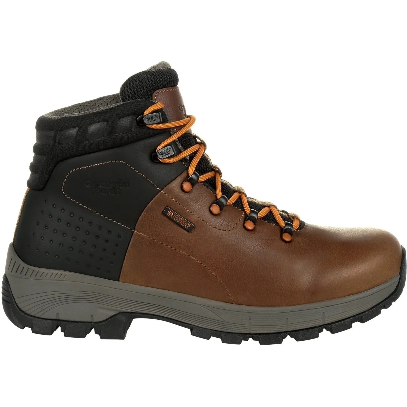 Georgia Men's Eagle Trail 6" Soft toe WP Hiker Work Boot - Brown - GB00402