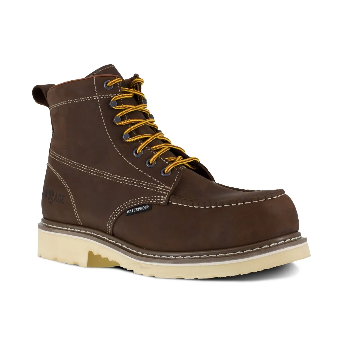 Iron Age Men's Solidifier Brown IA5062 6" Waterproof Work Boot