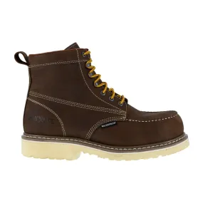 Iron Age Men's Solidifier Brown IA5062 6" Waterproof Work Boot