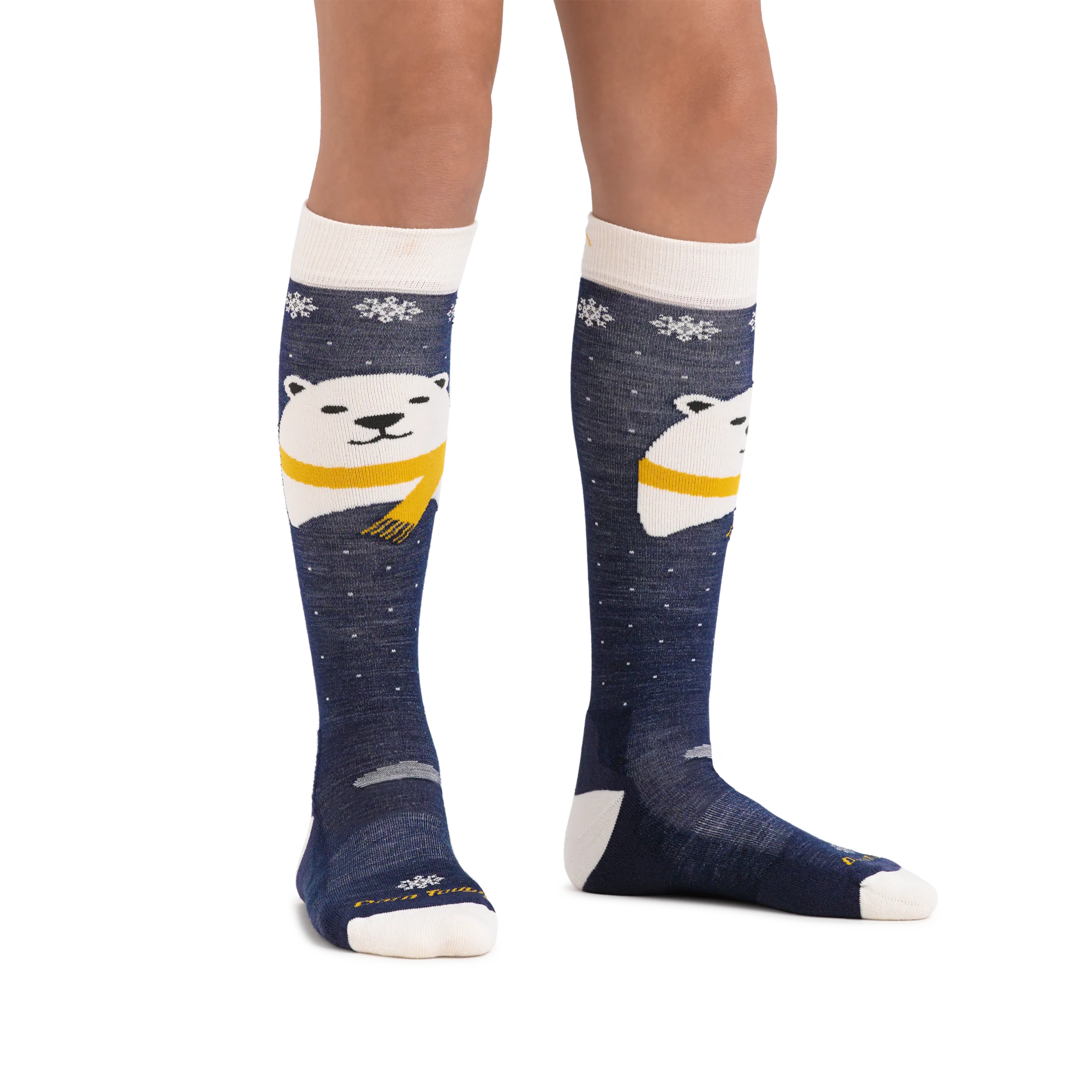 Kids Polar Bear Over-the-Calf  Midweight Ski & Snowboard Sock