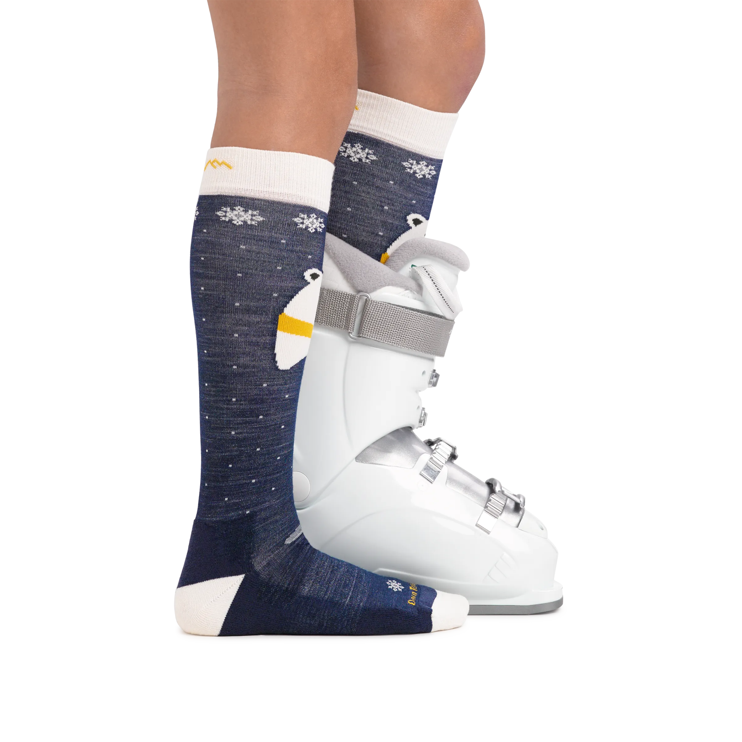 Kids Polar Bear Over-the-Calf  Midweight Ski & Snowboard Sock