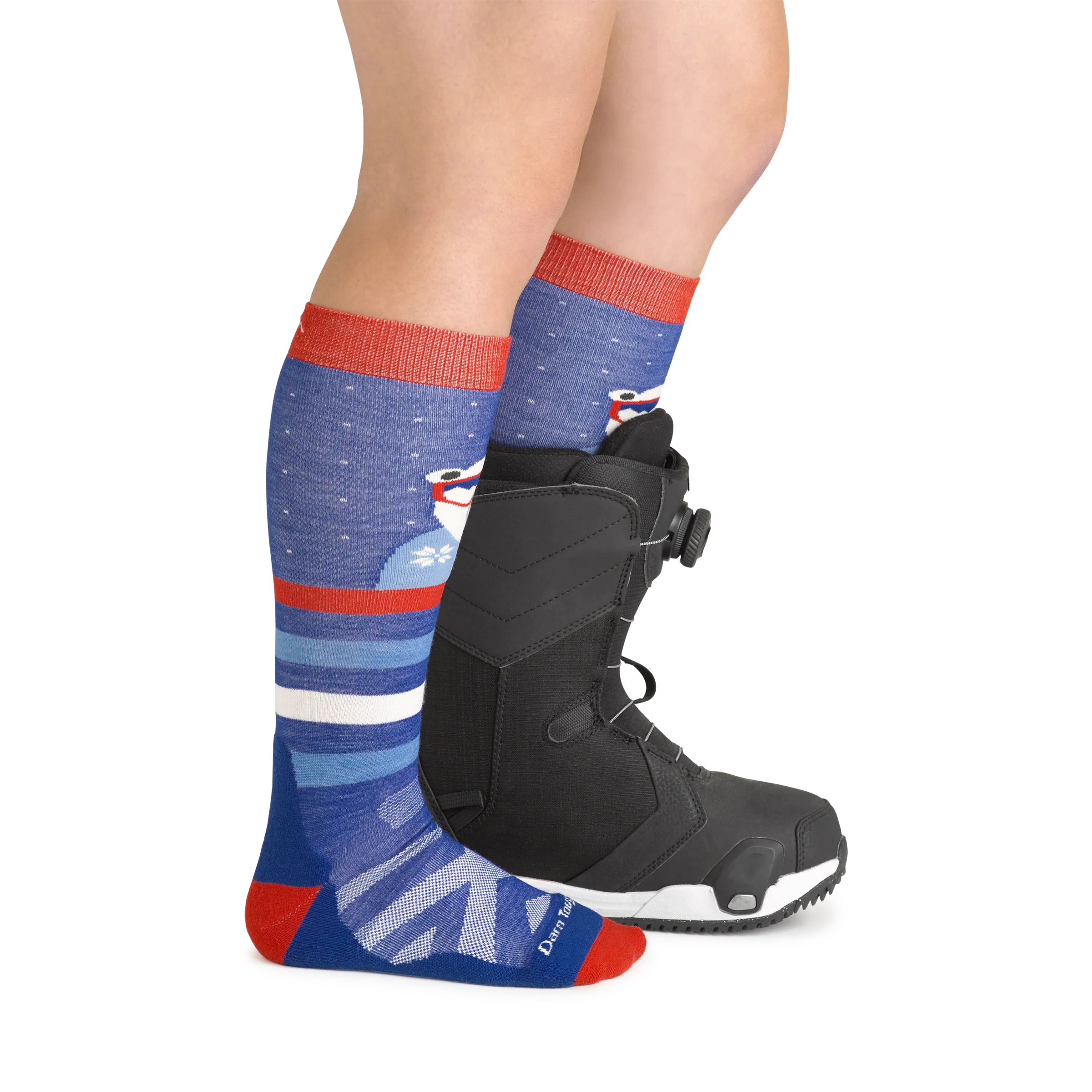 Kids Polar Patroller Over-The-Calf  Midweight Ski & Snowboard Sock