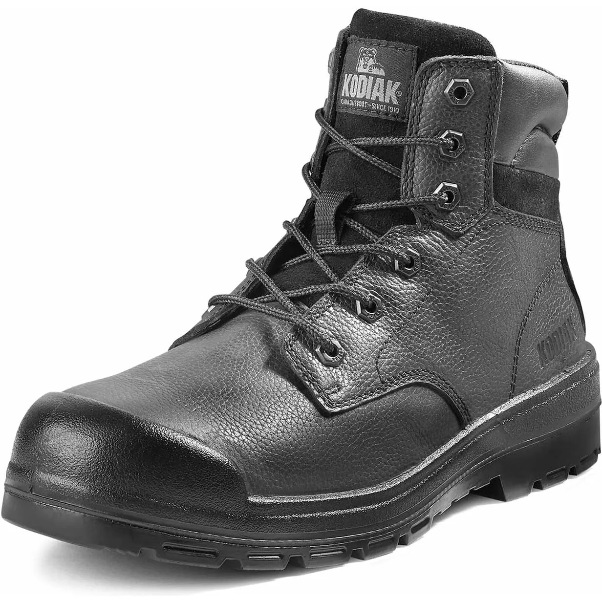 Kodiak Men's Greb 6 Steel Toe Safety Work Boot - Black - 4TH4BK