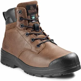 Kodiak Men's Greb 6 Steel Toe Slip Resist Safety Work Boot -Brown- 4TH4BN