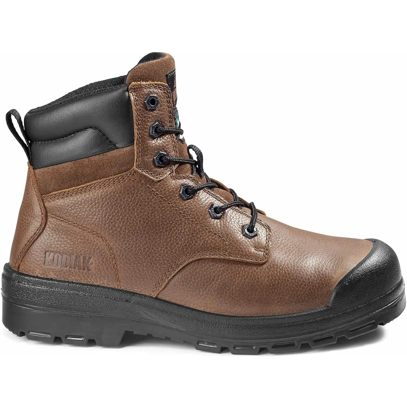 Kodiak Men's Greb 6 Steel Toe Slip Resist Safety Work Boot -Brown- 4TH4BN