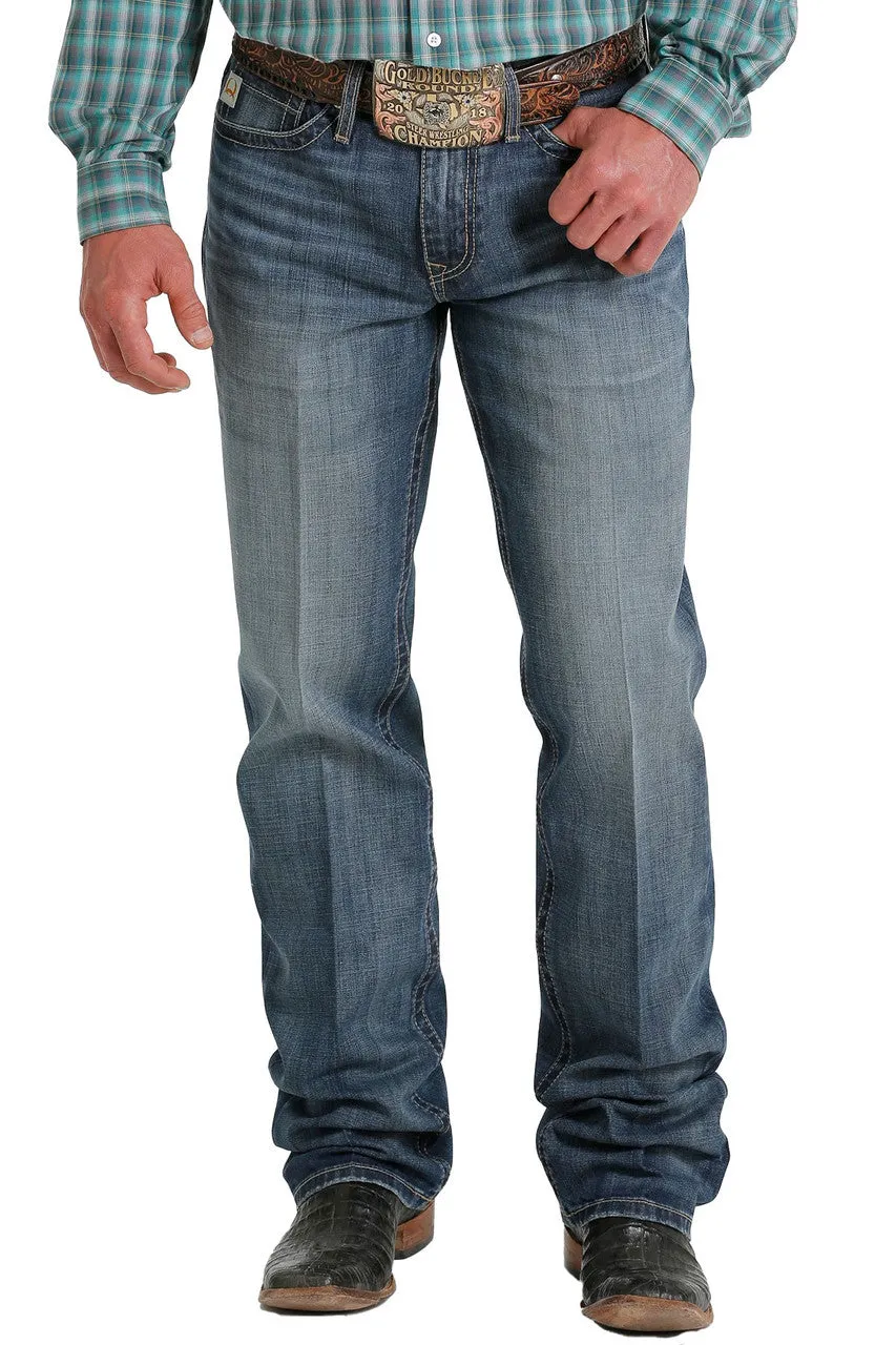 Men's Cinch Grant Relaxed Fit Dark Stonewash Straight Denim Jean