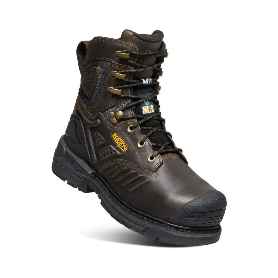 Men's CSA Philadelphia 8" Internal MET Waterproof Boot (Carbon-Fiber Toe)  |  Cascade Brown/Black