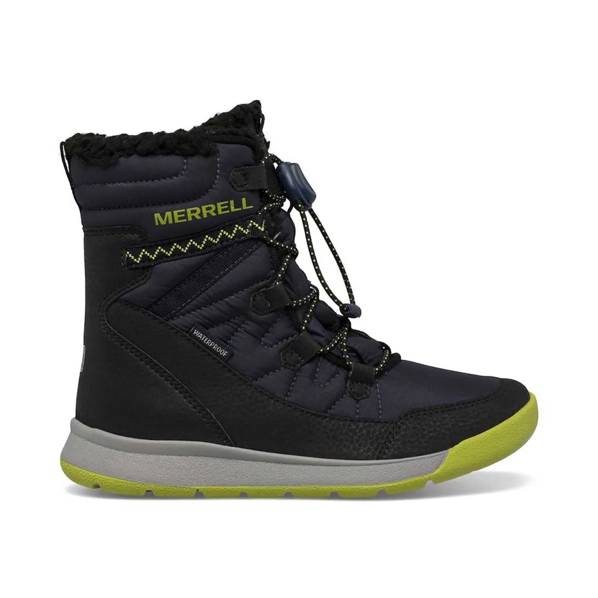 Merrell Boy's Snow Crush Navy/Green Waterproof all