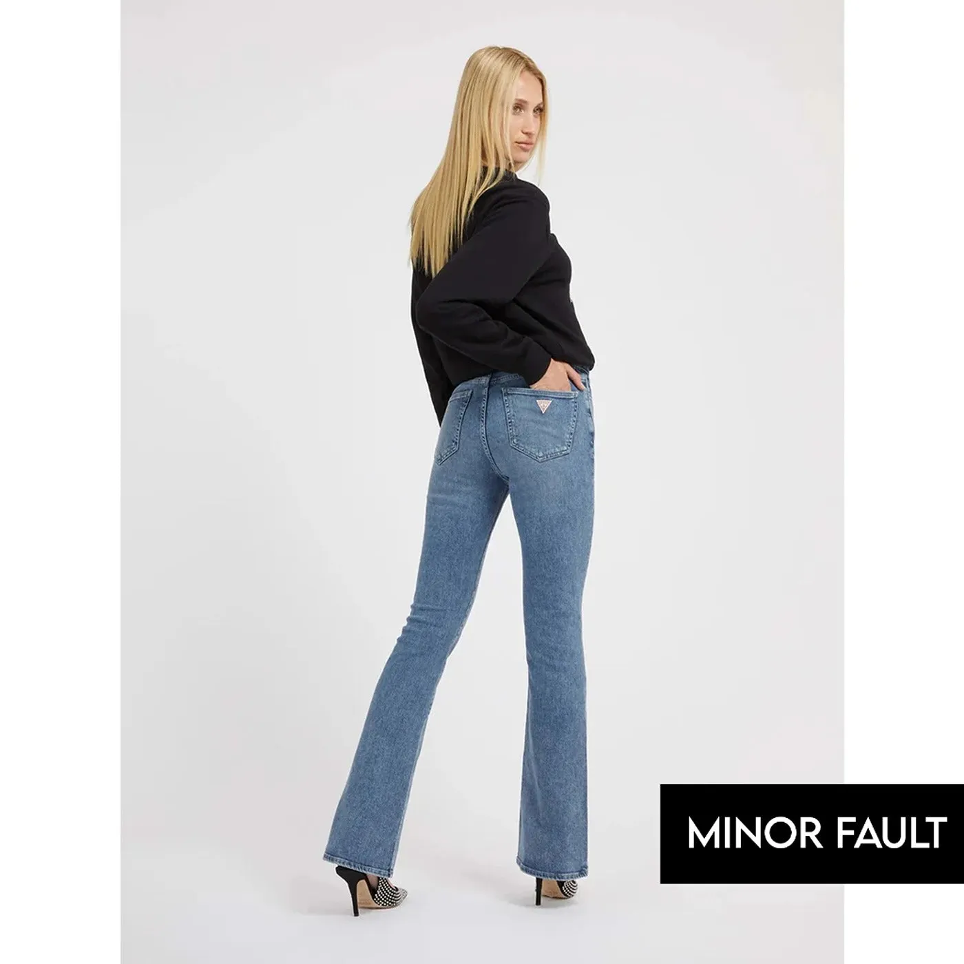 (Minor Fault) Mid Blue Sexy Flare Jeans