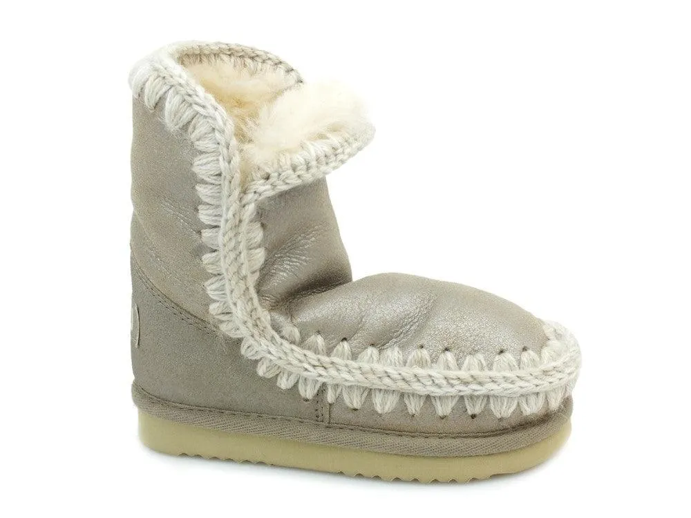 MOU Eskimo Boot KID Stone Metallic