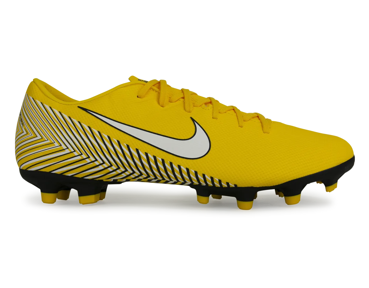 Nike Men's Mercurial Vapor 12 Academy Neymar Jr FG/MG Amarillo/White/Black