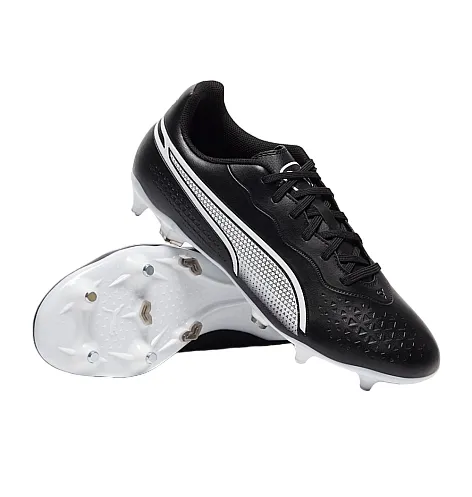 Puma men's football boot King Match MxSG 107476 01 black-white