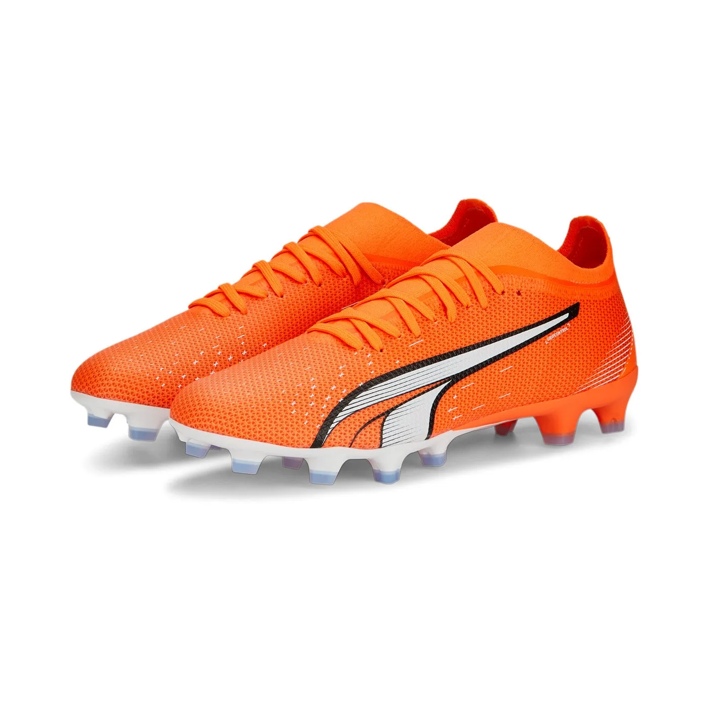 Puma men's football boot Ultra Match FG/AG 107217 01 orange white blue