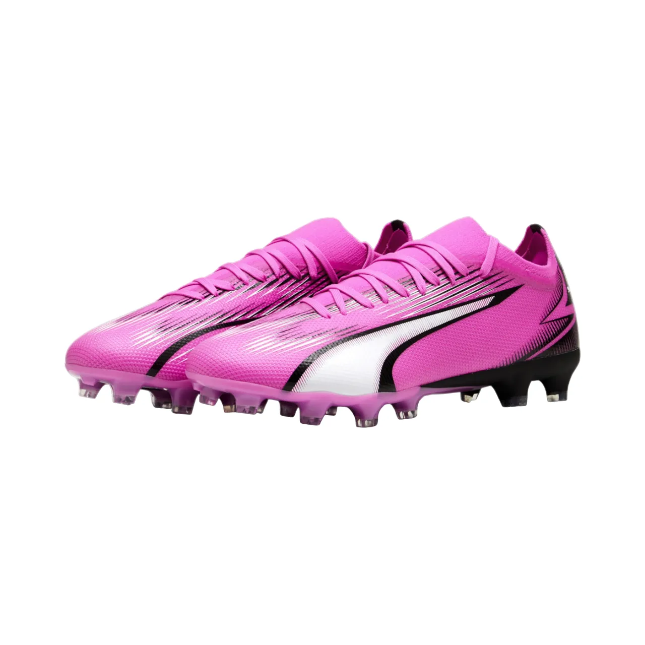 Puma men's football boot Ultra Match FG/AG 107754-01 poison pink