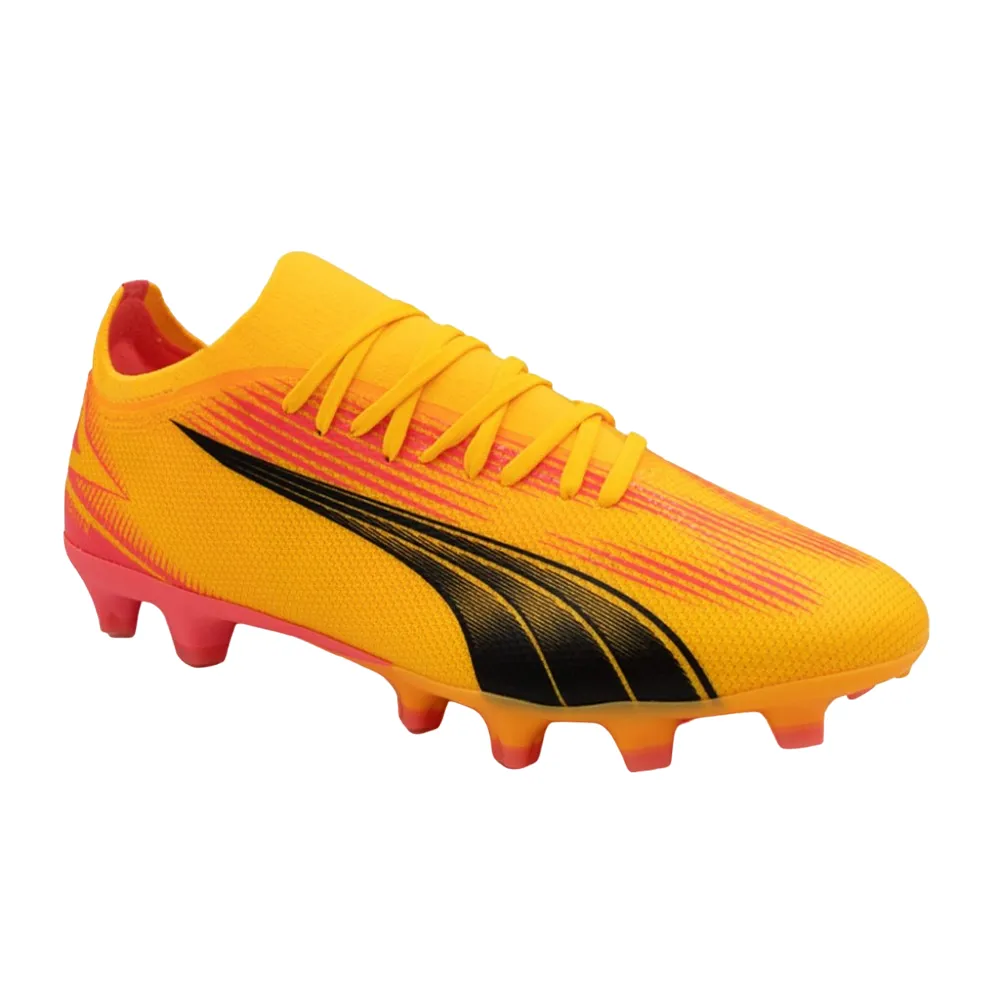 Puma men's football boot Ultra Match FG/AG 107754-03 sunset orange-black