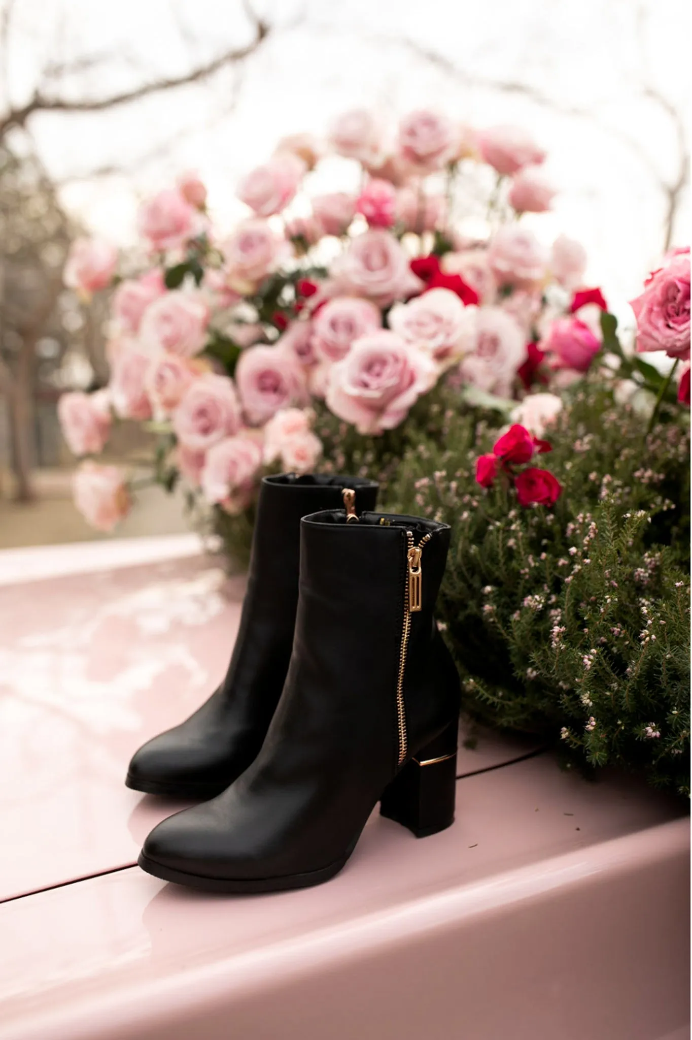 Reyes Sleek Ankle Boot in Black