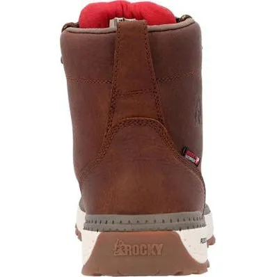 Rocky Men's Rebound Wedge 6 Soft Toe WP Work Boot -Tobacco- RKK0434