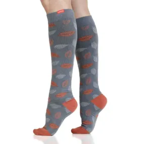 Sale Falling Leaves Compression Socks with 15-20 mmHg