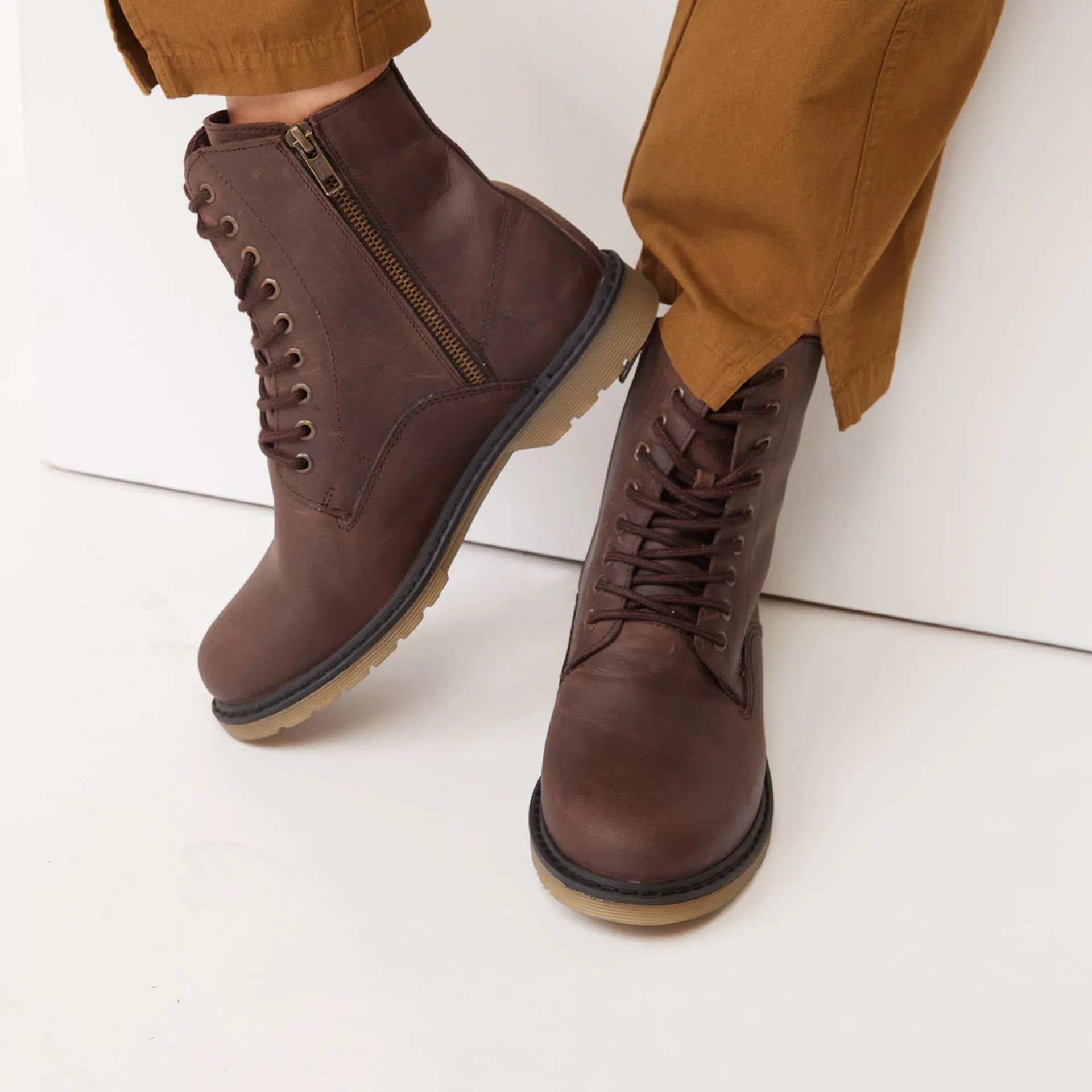 SOPHIE BROWN DERBY BOOT