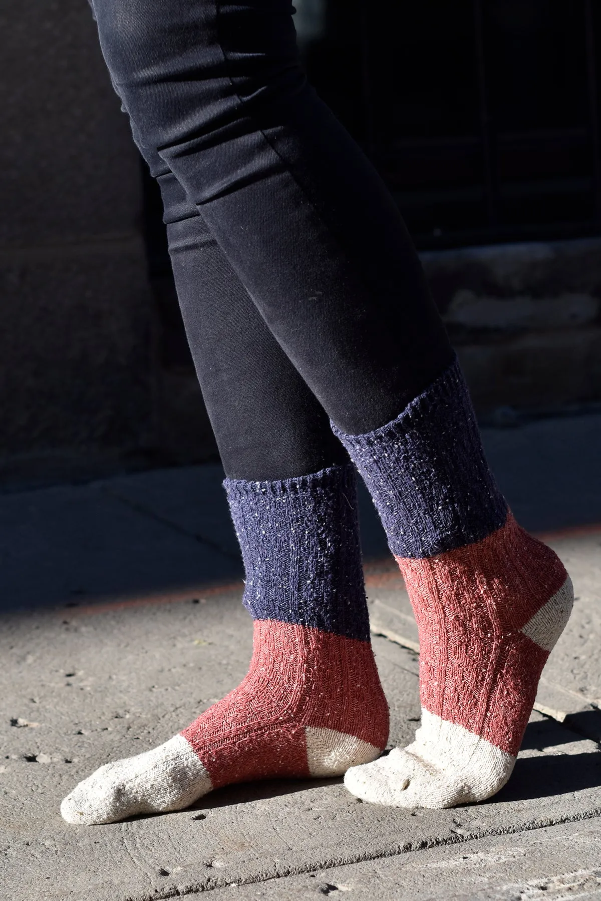 Unisex | Cotton Crew Socks | Red